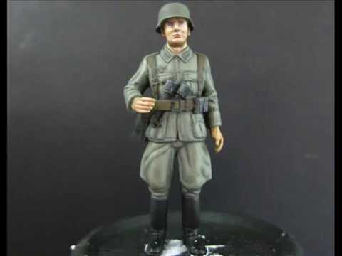 Painting Miniature German Infantry Timelapse - YouTube