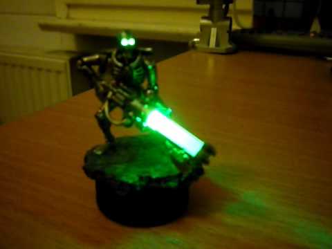wh40k necron warrior lighten up with leds youtube how to wire up a light switch in a house