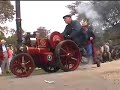 Scale model steam traction engine rally at Exbury