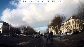 Видео ДТП на ул. Захарова в Минске от TheGuinych, улица Захарова, Минск, Белоруссия