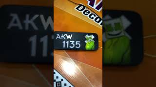 Bike Light Number Plate Design 2023