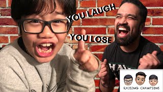 Dad challenges Kid in Bad Dad Jokes challenge