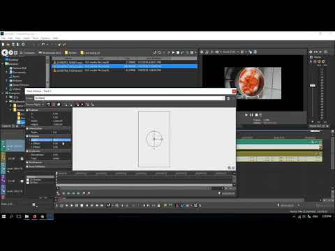Cách xoay clip trong Vegas Pro 15 | Rotate video 90 degrees