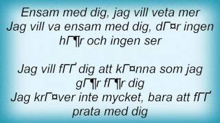 Watch Lisa Nilsson Ensam Med Dig video