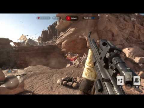 STAR WARS™ Battlefront™ Beta - Survival Tatooine Let's Play - Part 1