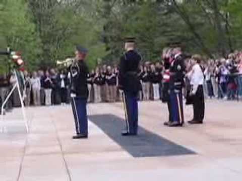 Taps at Arlington Cemetery