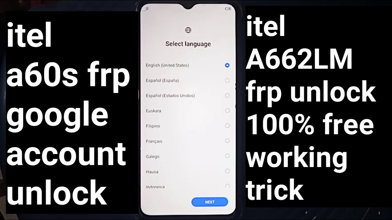 Itel A60 FRP Bypass Android 12,13/iTel A60s FRP Bypass Itel A60 FRP Bypass Android 12,13/iTel A60s FRP Bypass