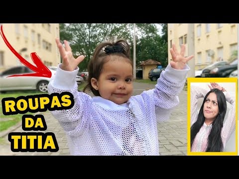 VESTINDO AS ROUPAS DA JAQUELINE SOBRINHO SEM ELA SABER!!! - Primeira vez