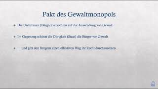Was Ist Staatsgewalt? Und Was Ist Eigentlich Das Gewaltmonopol