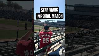 Star Wars Darth Vader Imperial March Walkup Song - Playing Trumpet At The World Baseball Clic