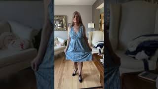 Christinas Variety Show, 4192025 Model Princess-Style, Blue Dress And Heels Clip