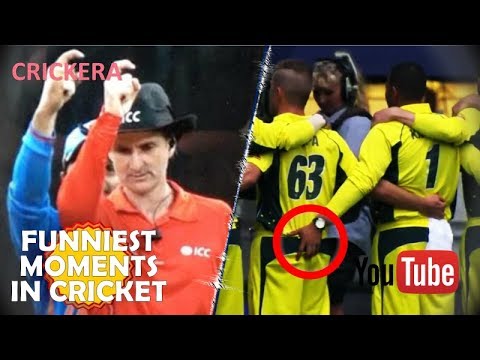 Top 10 Funniest Moments In Cricket History #1 (MUST WATCH!!!) | Crickera