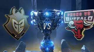 G2 vs PVB | Worlds Group Stage Day 6 | G2 Esports vs Phong Vũ Buffalo (2018)