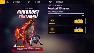 Yeni̇ Efsane Yoldaş? Robokurt Yoldaş Deseni̇ Robokurt Kivilcimi Free Fire