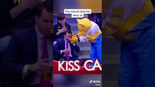 On The Phone During A Kiss Cam?
