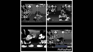 Fnf Violently Lucky Mashup Quadparison