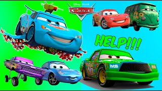 Looking For Disney Cars Lightning McQueen, Wrong Color Disney Cars! Help Find Th