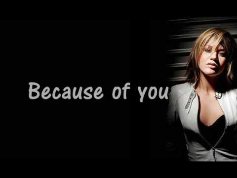 Because Of You - Kelly Clarkson -Instrumental Version +lyrics