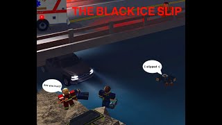 Teens Slip On Black Ice And Crash