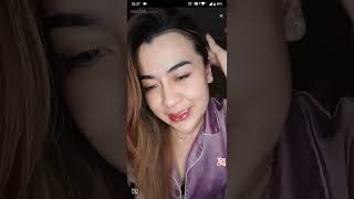 Tante Aghness Tobrut No Armor Buka Kancing Piyama Satin - Bigo Live No Sounds