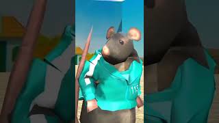 Rata Bailando En El Juego Del Calamar