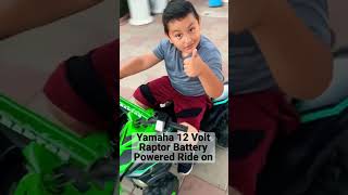 Yamaha 12 Volt Raptor Battery Powered Ride On . Get Out And Play.