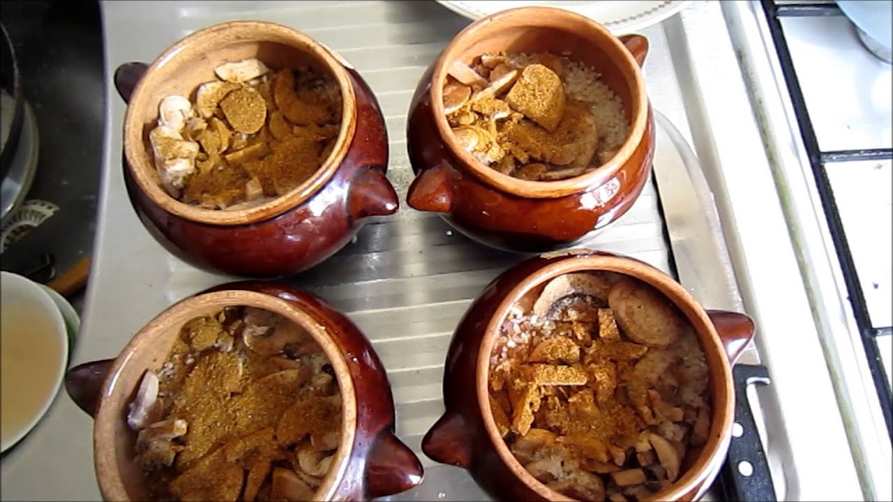 Рис в горшочке с курицей в духовке рецепт пошагово Рис в горшочке с курицей в духовке рецепт пошагово