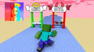 Monster School: DESTINY RUN CHALLENGE - Minecraft Animation