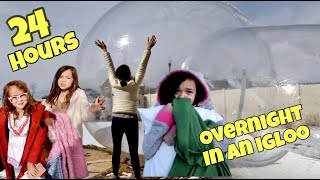 Spending 24 Hours Overnight In A Bubble Tent