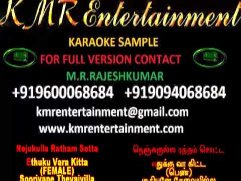 CHILLAX CHILLAX (VELAYUDHAM) TAMIL KARAOKE BY KMR ENTERTAINMENT...
