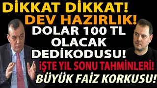 Di̇kkat Di̇kkat Dev Hazirlik Dolar 100 Tl Olacak Dedi̇kodusu İşte Yil Sonu Tahmi̇nleri̇ Fai̇z Korkusu