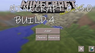 MINECRAFT PE 0 15 0 BUILD 4