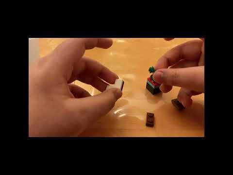 How to build a Lego Minecraft enchanting table ￼