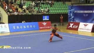Zhang Yao Wen Zhejiang - Jianshu 2012 China Mens Wushu Nationals