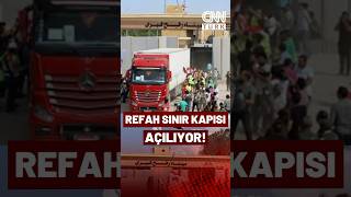 İsrail Refah Sınır Kapısını Açıyor Gazzeye 600 Yardım Kamyonu Girecek