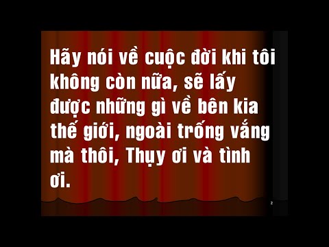 lời bài hát khúc thụy du