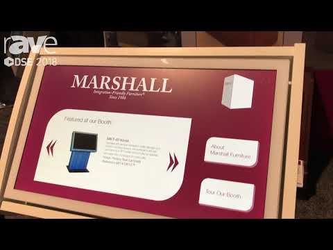 DSE 2018: Marshall Furniture Offers MKT-24 Kiosk for Digital Signage and Classroom Experiences