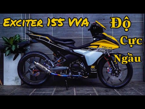 EXCITER 155 VVA ĐỘ CỰC NGẦU với phiên bản TIỂU R1. Chủ xe cực đẹp trai