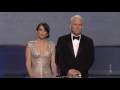 Screenwriter Simon Beaufoy winning an Oscar® for "Slumdog Millionaire"