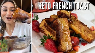 Easy Flourless Keto French Toast Sticks How To Make Keto French Toast Sticks
