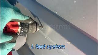 How To Install A Metal Roof L Feet System