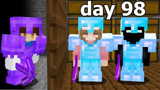 Surviving 100 Days Inside My Enemys Walls