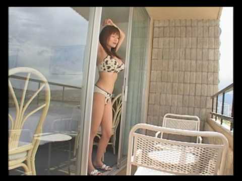 Yoko Matsugane in white lingerie