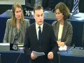 Orbán Viktor felszólalása az EU parlamentben az eljárások kapcsán (2012)