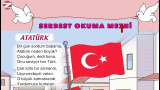 Atatürk ile ilgili şiirler Kısa 1.Sınıflar için sesli 