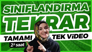 3) Sınıflandırma FULL TEKRAR | | 9. Sınıf Biyoloji | TYT Biyoloji Konu Anlatımı 