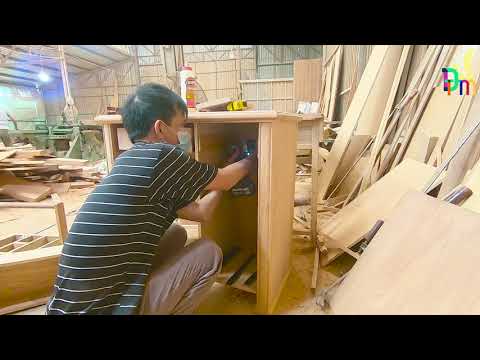 thợ mộc làm bàn gỗ trang điểm cách đơn giản nhất /Thợ mộc chia sẽ cách làm