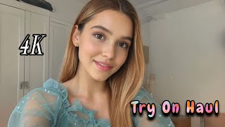 See Through Sheer Lingerie Try On Haul & Wet Vs Dry Dress Review Transparent Amazon Clothes 4K