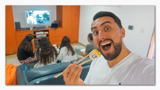 Domingo Familiar De Sushi Y Películas