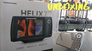 Unboxing Humminbird Helix 7 Chirp Mega Si Fishfindergps Combo G3